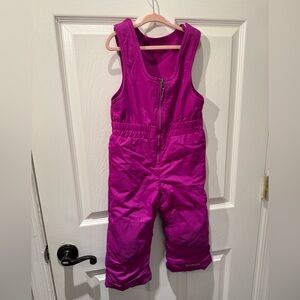 Columbia Kids' Fuchsia Snow Overalls